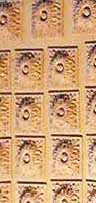 Rosetten, Eiche, ca. 6×6 bis 10×10 cm